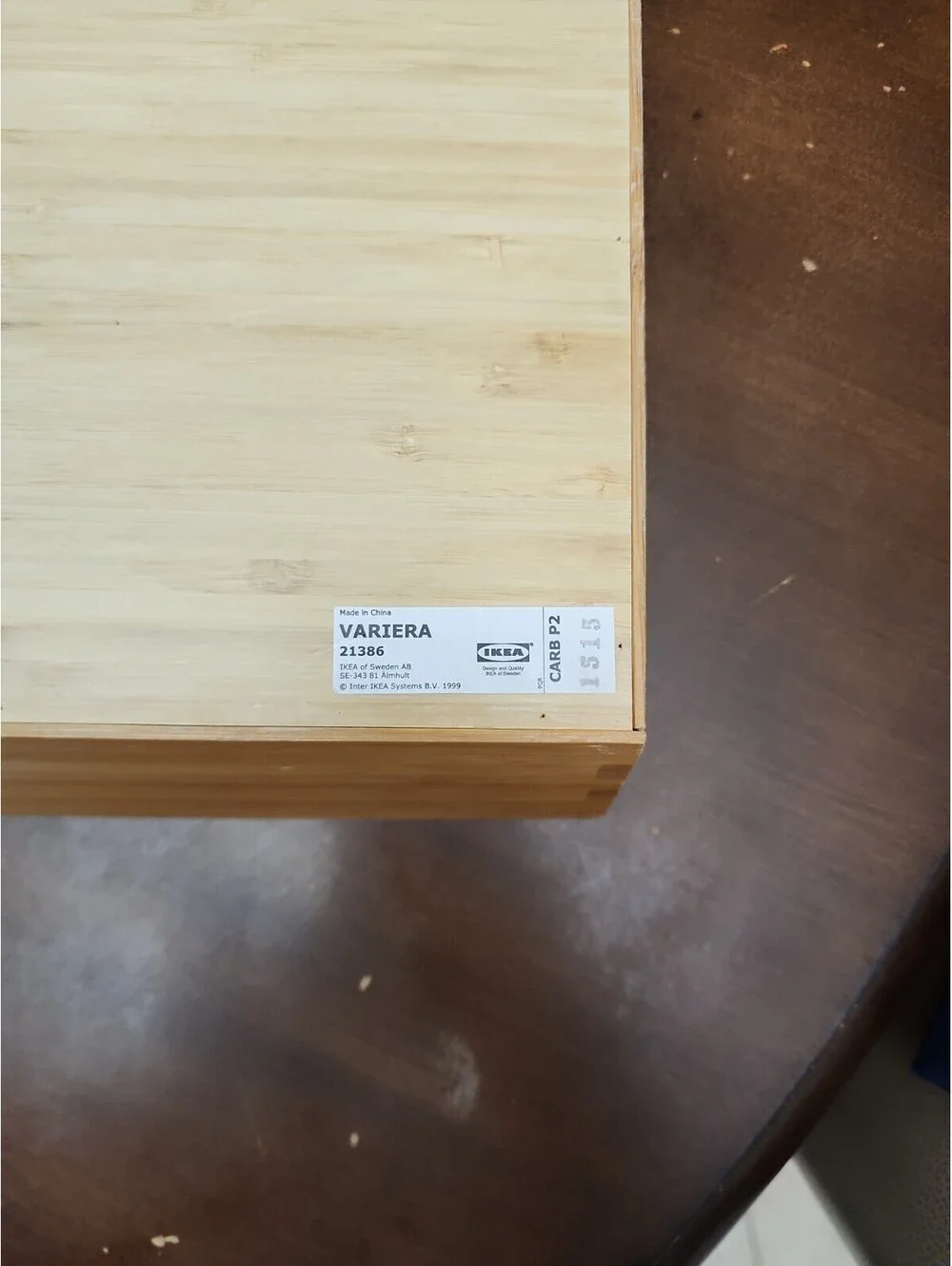 IKEA VARIERA Bamboo Utensil Flatware Cutlery Drawer Organizer 22806 19.5 x 11.75